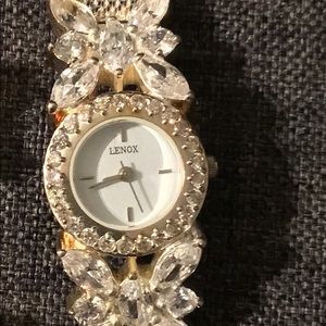 Lenox Swarvoski Crystal Butterfly Watch